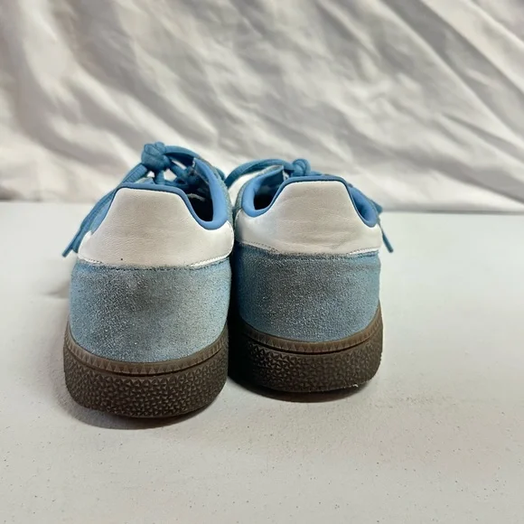 Adidas Handball Spezial BD7632 Blue Suede Gum Sole Sneakers Size 7.5 men - Picture 7 of 8